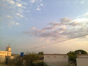 Picture by Abdul Jabbar - Clouds visible from Sindh