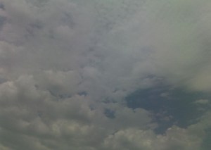 Many parts of Sindh witnessed clouds from India