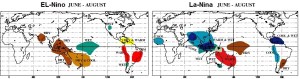 El-Nino and La-Nina in the month of June till September