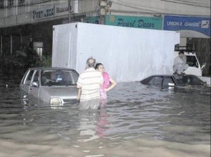 Karachi flooded during 2009