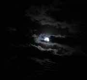 Lunar eclipse and Clouds