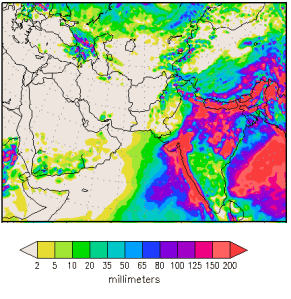 rainfall july 8 to july 15