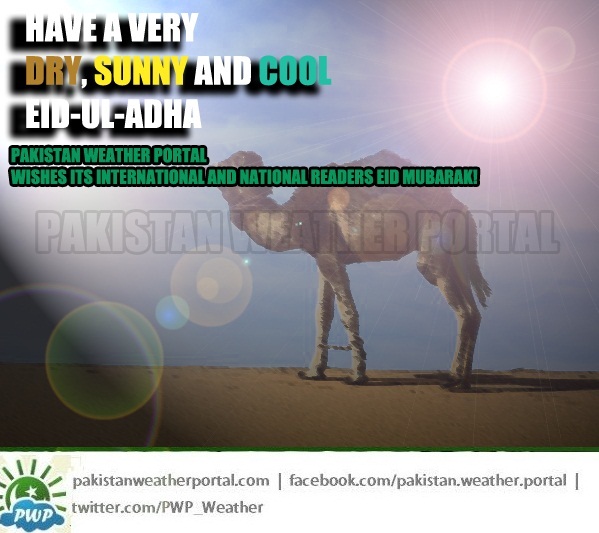 Eid-ul-Adha wished by Pakistan Weather Portal&nbsp;(PWP)
