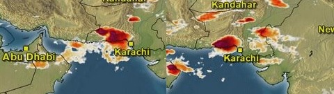 Two strong thunderstorms on April 23