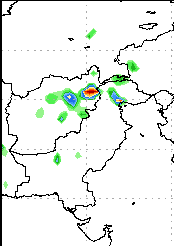 Heaviest rainfall in the North!