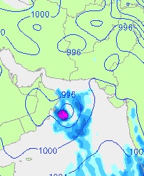 Only GFS showing intensification 