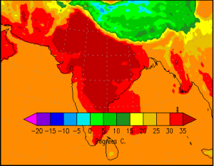 High temperatures till the end of May