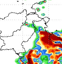 Above 50 mm rain in North
