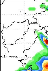 Clouds are nearing from the east