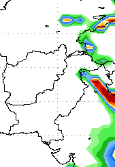 Pak and much NW of India going dry for long period