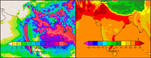 Precipitation and Temperature from July 16