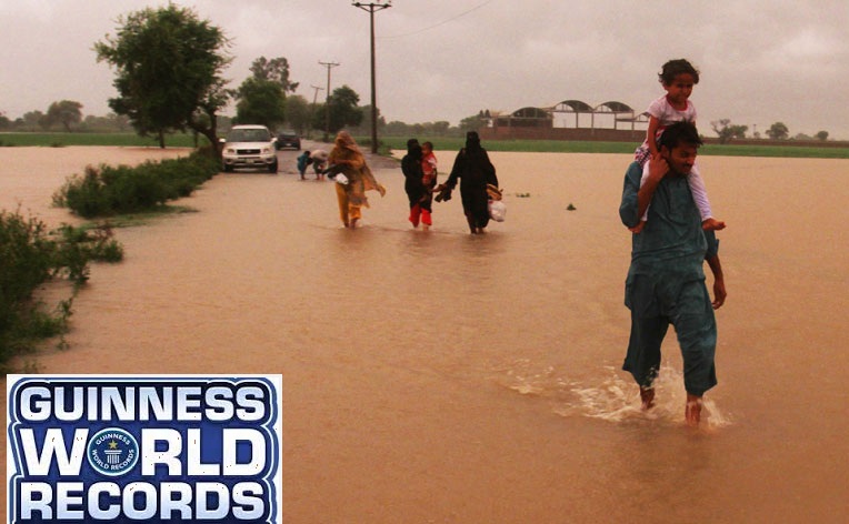 Pakistan under floodwater again – Guinness World&nbsp;Record?