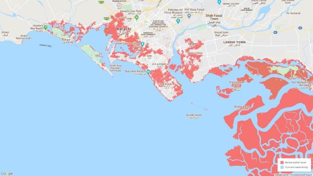 Karachi Sea levels