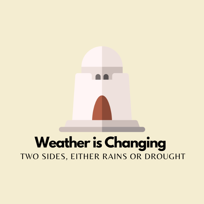 The weather in Karachi is&nbsp;changing